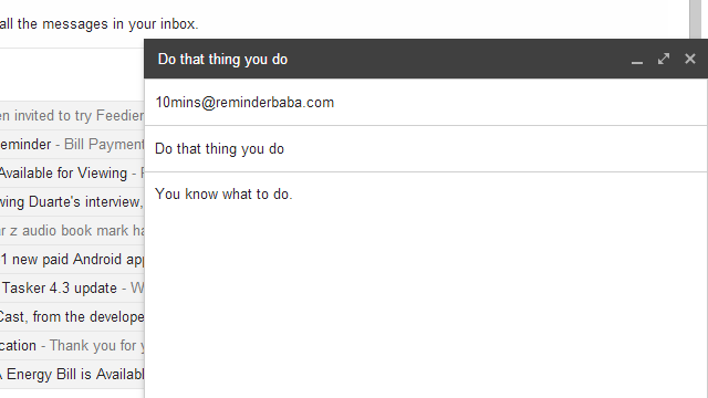 ReminderBaba Sends Follow Up Reminders With A Custom Email Address