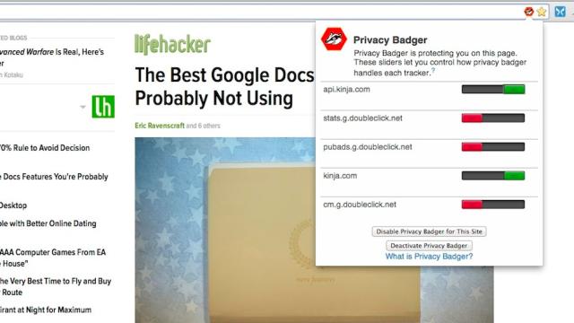 Privacy Badger By The EFF Protects You From Online Tracking