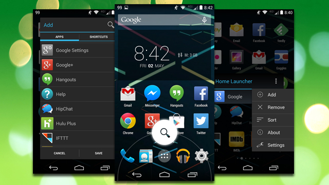 Home Button Launcher Customises The Google Now Launch Gesture