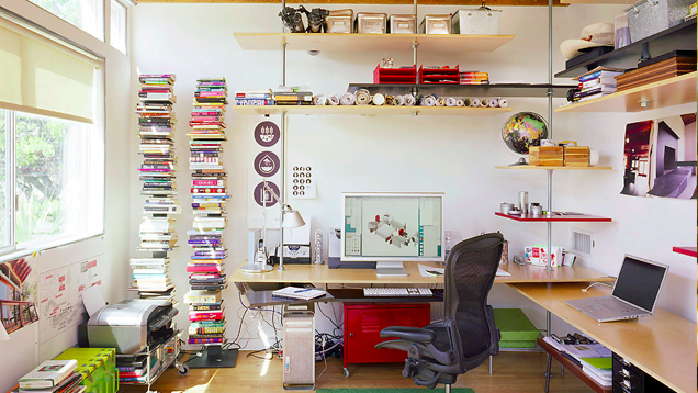 The Floating Shelves Workspace