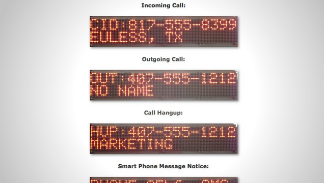 Build A Network Caller ID LED Screen