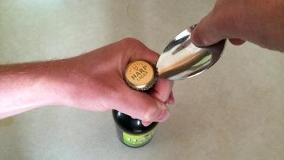 Open A Beer Bottle With A Spoon