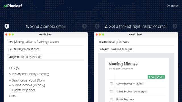 Planleaf Creates Collaborative Task Lists In Emails, No Signup Needed