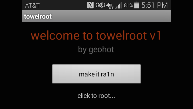 Towelroot Roots Android KitKat Devices In One Tap, No PC Required