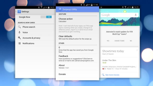 Swipeup Utility Launches Any App With Google Now’s Swipe Gesture