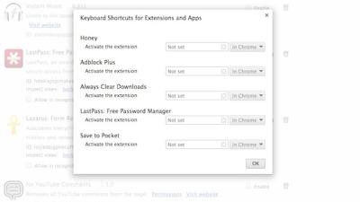 Add Custom Keyboard Shortcuts To Chrome Extensions For Quick Launching