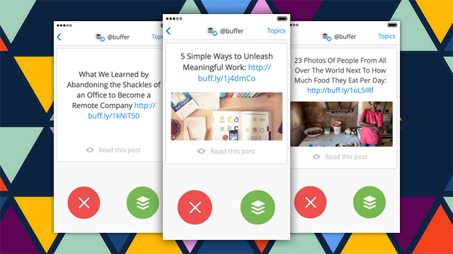 Daily By Buffer Brings You News In Easy-To-Read Cards