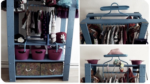 This DIY Mini Wardrobe Saves Space, Is Made From IKEA Parts