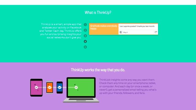 ThinkUp Analyses Your Social Life, Highlights Your Best Moments