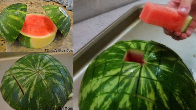 Cut A Watermelon Into Sticks (Perfect For Kids And Parties)