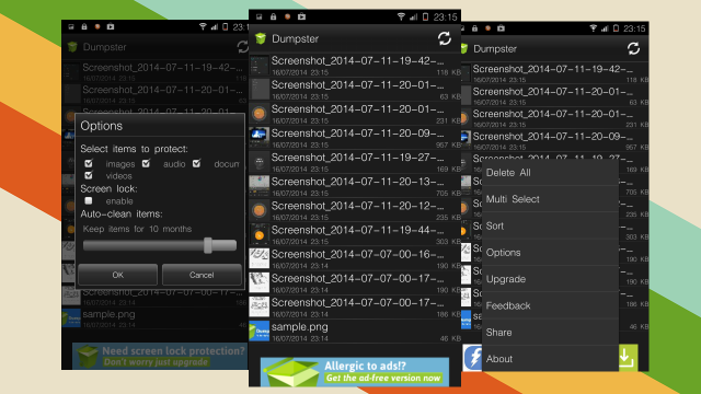 Dumpster Is A Recycle Bin For Android To Restore Deleted Files