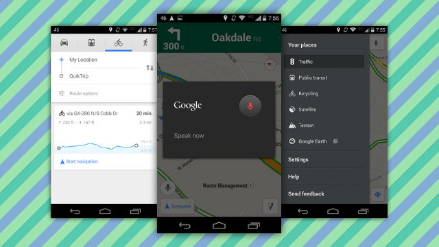 Google Maps Adds Biking Elevation, Voice In Navigation Mode