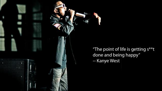 ‘The Point Of Life Is To Get S**t Done And Be Happy’