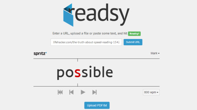 Readsy Makes It Easy To Focus And Speed-Read Online Articles