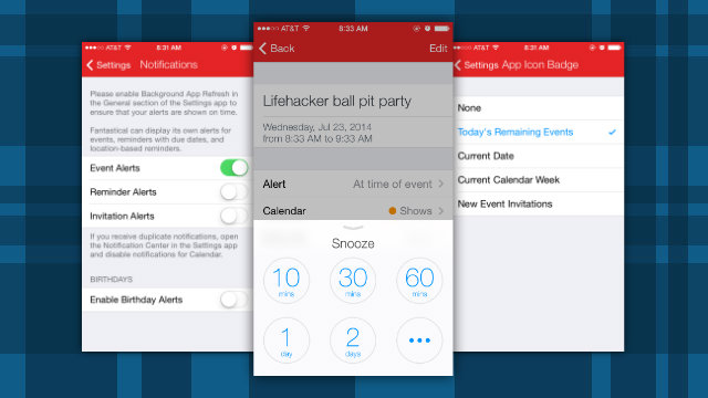 Fantastical For iOS Adds Snooze, Birthday Notifications
