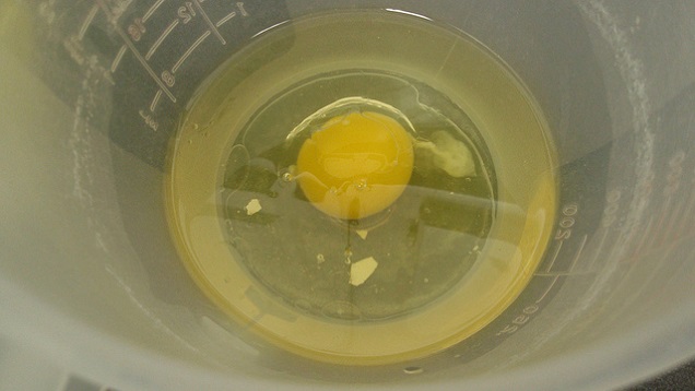 Remove Egg Shells From A Mixing Bowl By Wetting Your Fingers First