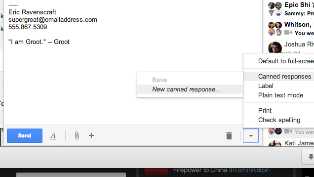 Use Canned Responses To Create Multiple Email Signatures In Gmail