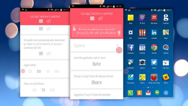Last App Switcher Switches Between Your Last Two Apps With A Tap