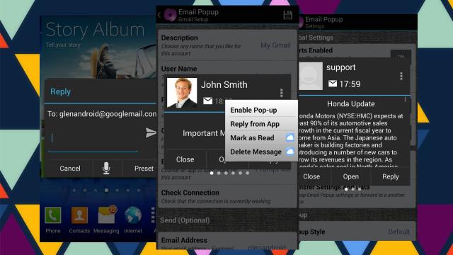 Poppy Provides Email Popup Notifications With Quick Actions