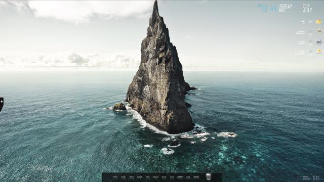 The Lonely Rock Desktop