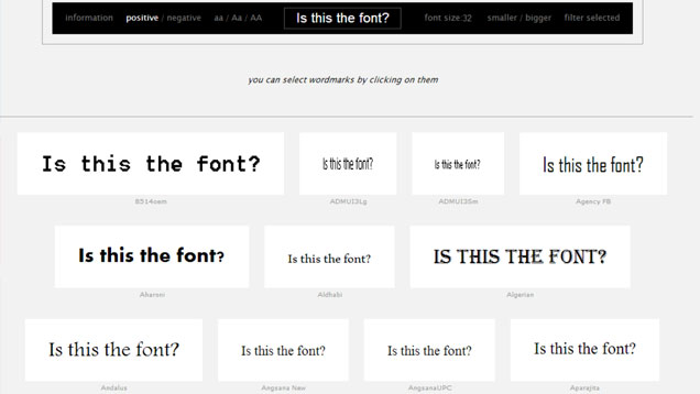 Wordmark.it Instantly Previews All Your Installed Fonts In The Browser