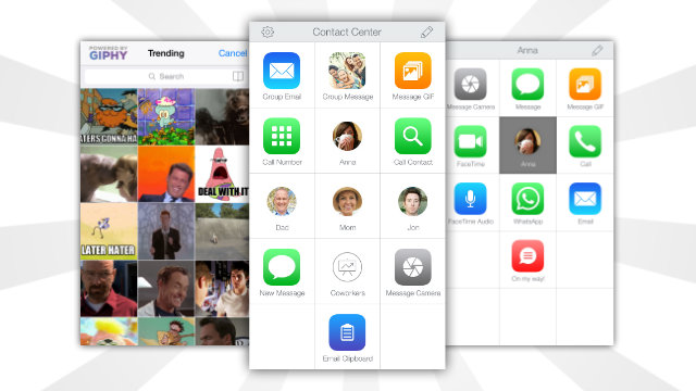 Contact Center Simplifies Sharing On iOS