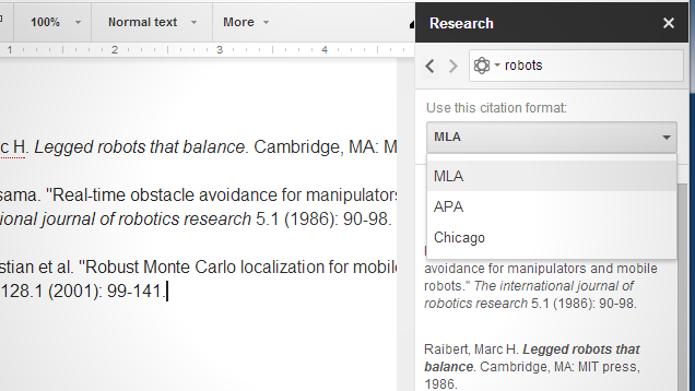 Insert Citations In Multiple Formats Easily With Google Docs