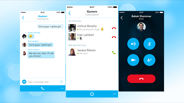 Skype On iOS Now Allows Group Audio Calls