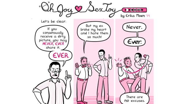 This Comic Explains When It’s OK To Share Private Sexy Pictures