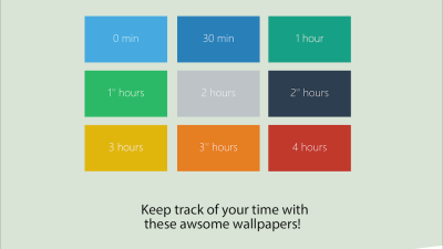 These Productivity Wallpapers Change Colour As The Day Drags On