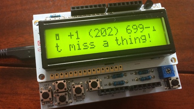Create Your Own iOS Notifications Viewer With An Arduino