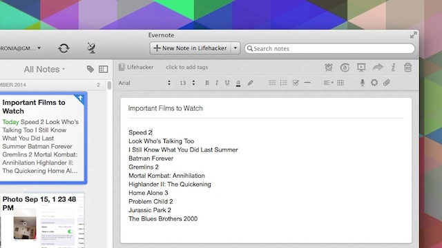 Evernote For Mac Rebuilds The Notes Editor, Improves Tables