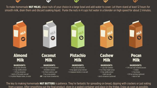 Make Your Own Nut Milk And Nut Butters With This Visual Guide