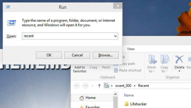 Find Recent Files In Windows With The Run Dialog
