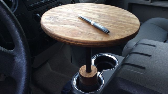 Make A DIY Portable Car Table