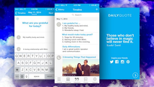 Five Minute Journal For iPhone Improves Your Mood In Moments A Day