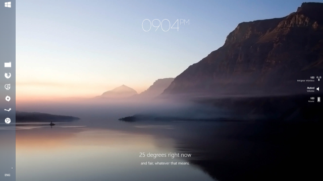 The Foggy Lake Desktop