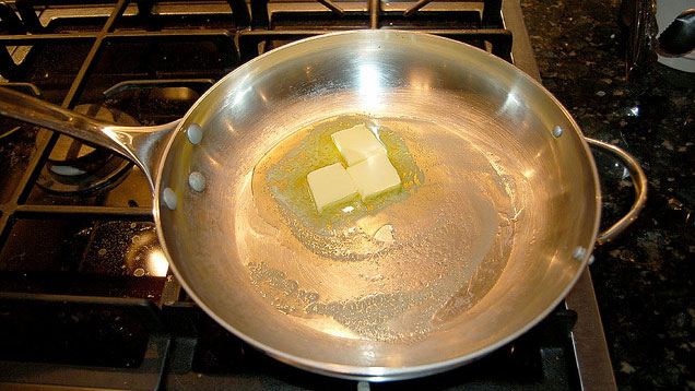 Wait For Butter To Stop Foaming Before Sauteing