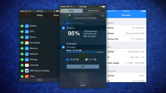 Omnistat Puts A System Monitor In Your iPhone’s Notification Center