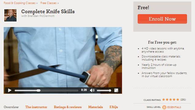 Develop Your Kitchen Knife Skills With This Free Online Course