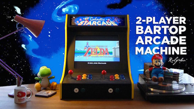 Build Your Own Two-Player Bartop Arcade Machine