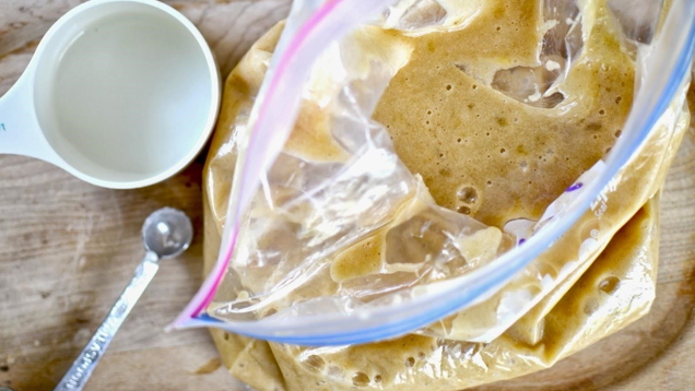 Mix Batter In A Disposable Bag Instead Of A Bowl
