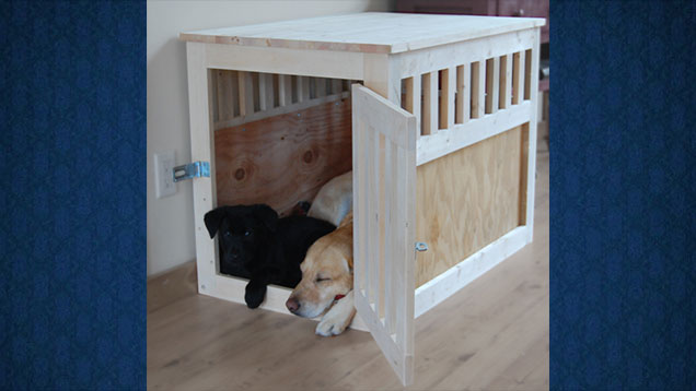 Build A Pet Kennel That Doubles As An End Table
