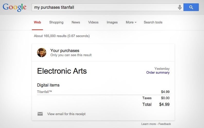 Search Your Email Receipts Right From Google