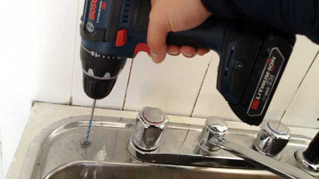 How To Drill Into A Stainless Steel Sink