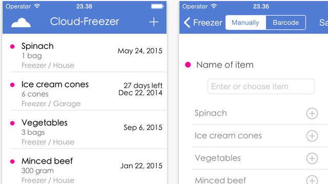 Cloud Freezer Tracks Expiration Dates To Help You Avoid Food Waste