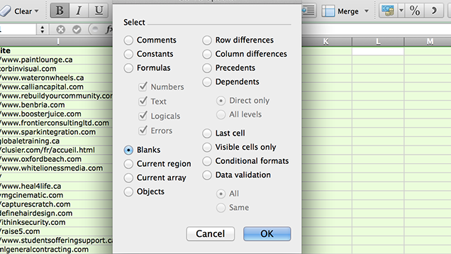 Delete Blank Rows And Columns In Excel With A Few Clicks