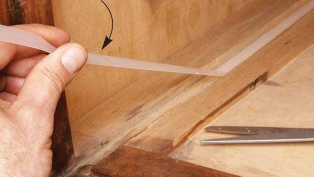 Fix A Sticking Drawer With Nylon Tape