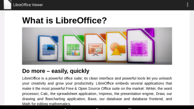 Libre Office Viewer Reads Nearly Any Office File Type