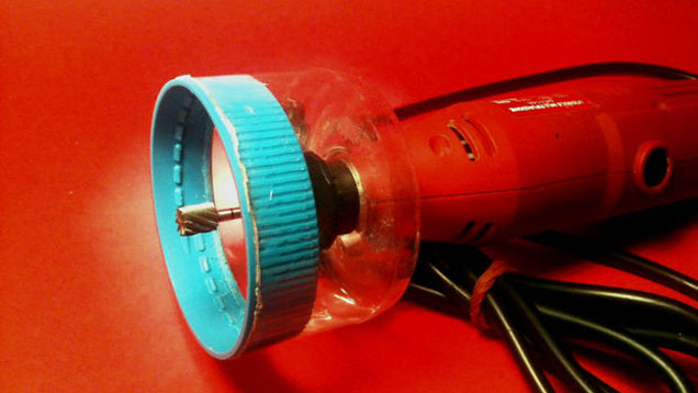 Make A Dremel Router Attachment With A Recycled Plastic Jar